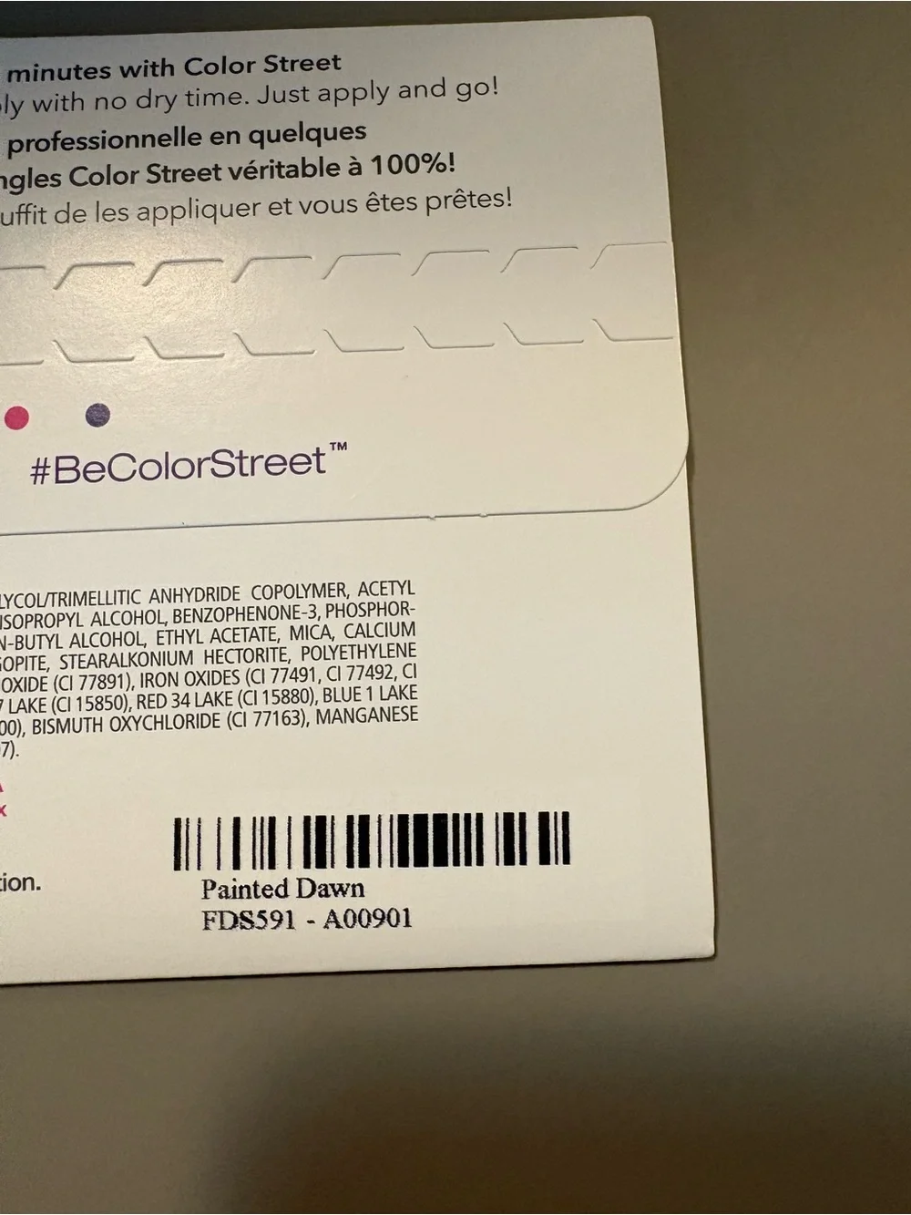 Color Street Painted Dawn Nail Strips - Pink, Purple
